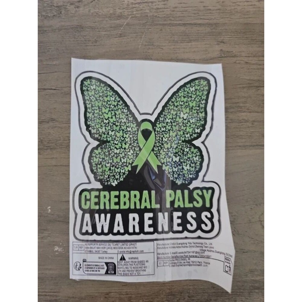Cerebral palsy awareness Window Sticker Decal
